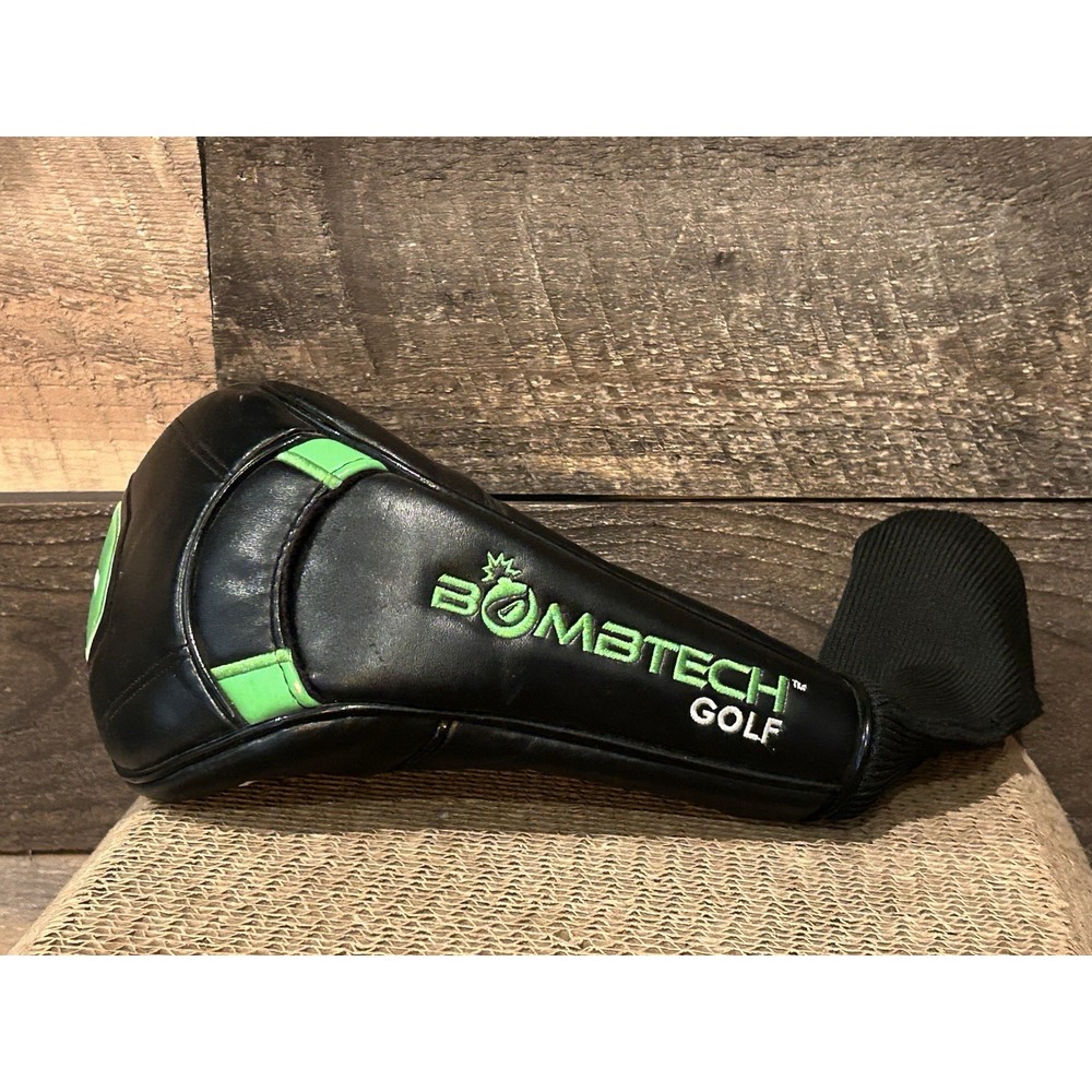 Bombtech Golf 3.0 Golf Club Headcover 1 Black Lime